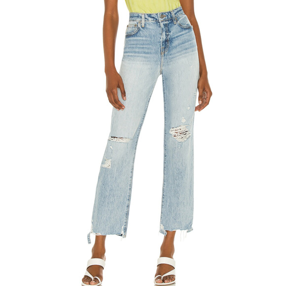 Jonathan Simkhai Eliot High-Rise Boyfriend Jeans Summerland light 27 - Picture 1 of 13
